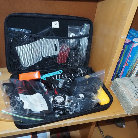 Go-pro camera  accessory kit (no camera, accessories only)