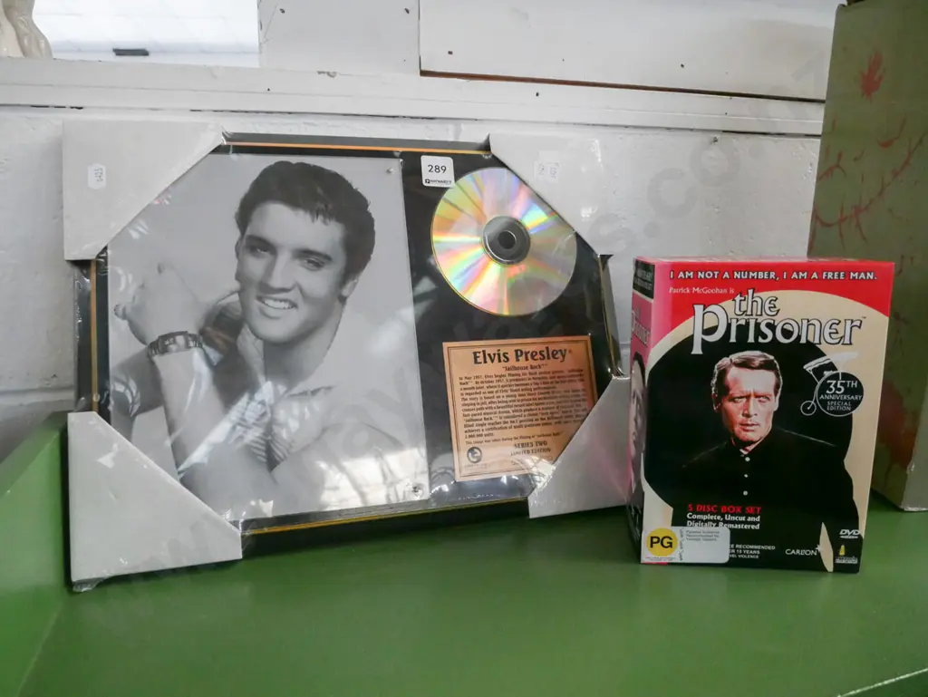 Elvis Presley Jailhouse Rock CD presentation set, The Prisoner DVD box set Image 1++