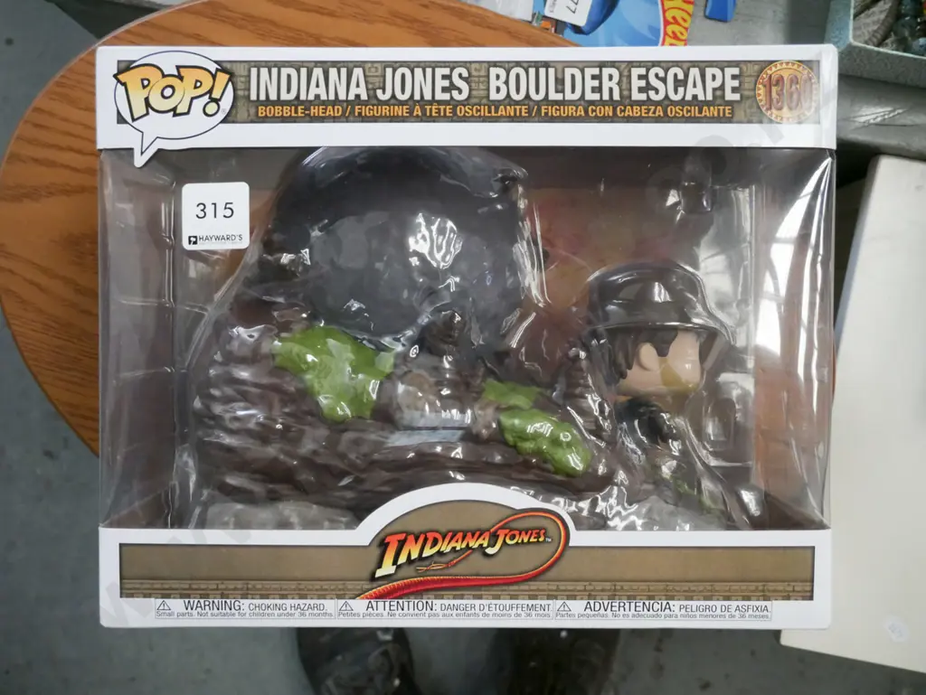 Pop figurine; Indiana Jones Boulder Escape Image 1++
