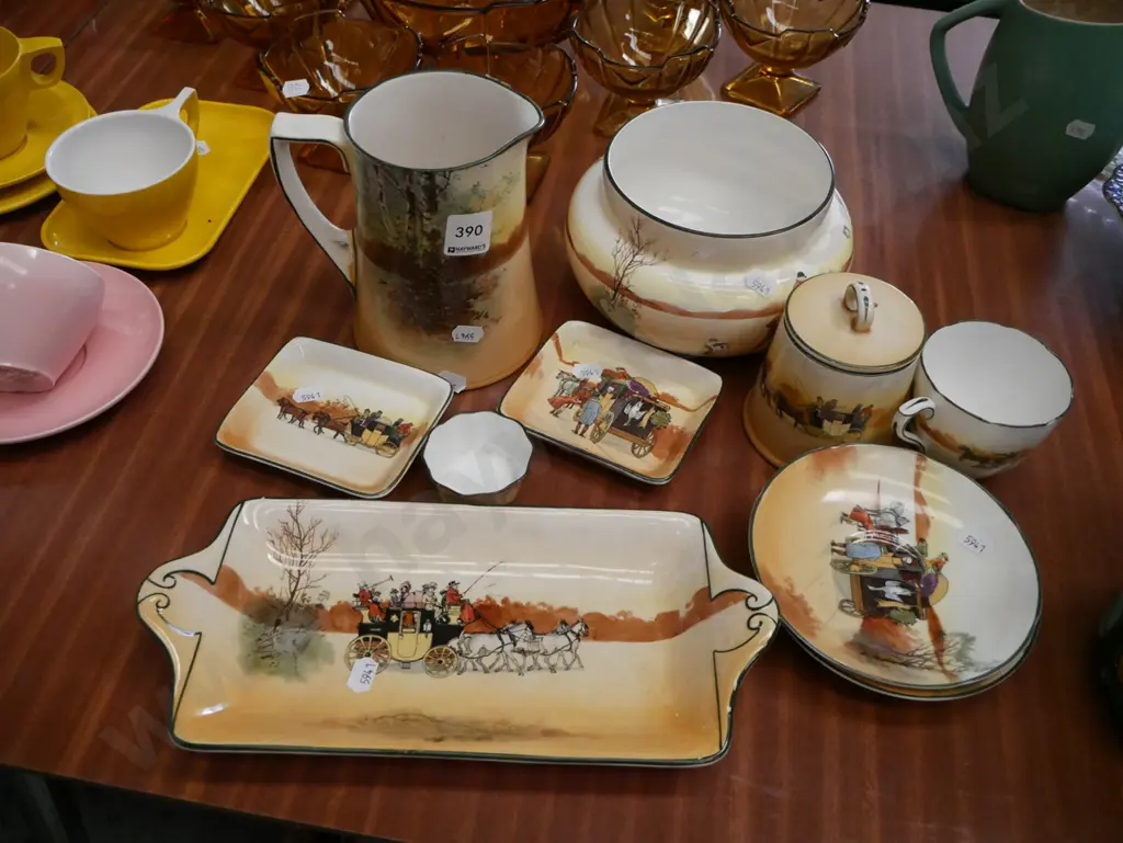 Royal Doulton; sandwich tray, canister, jug etc Image 1++