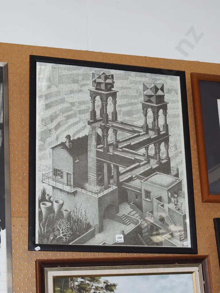 framed Escher puzzle Image 1++