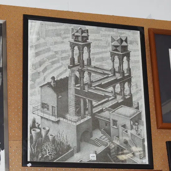 framed Escher puzzle