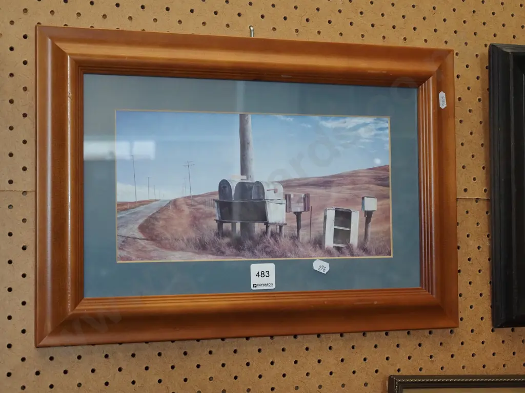 small framed Grahame Sydney print  Image 1++