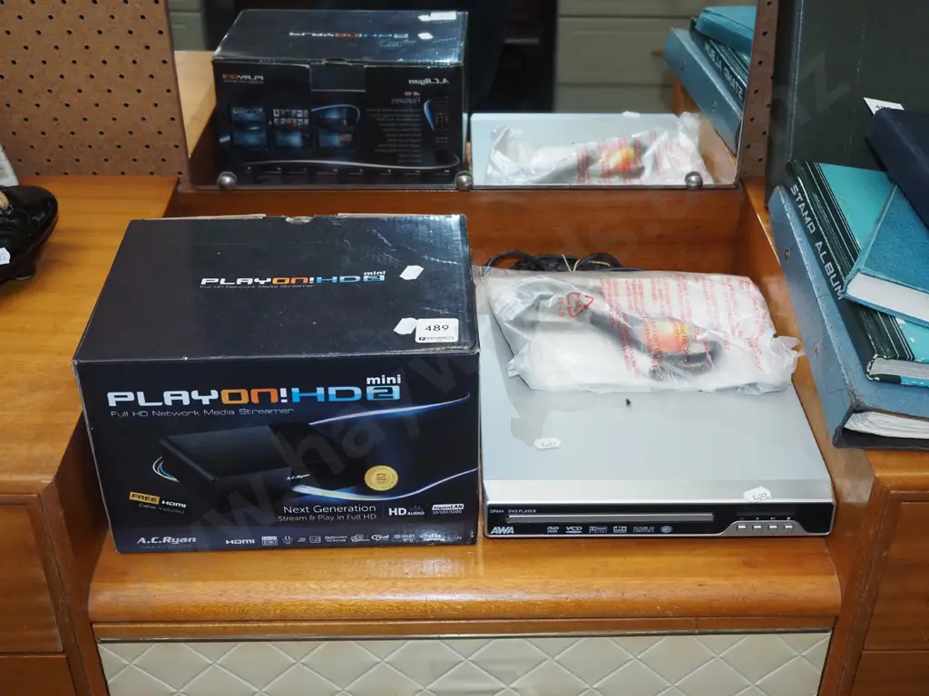 boxed as new HD Network media streaming, Awa DVD player Image 1++
