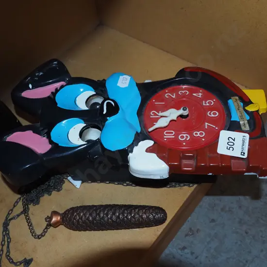 plastic Walt Disney wall clock