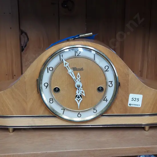 mid century mantle clock