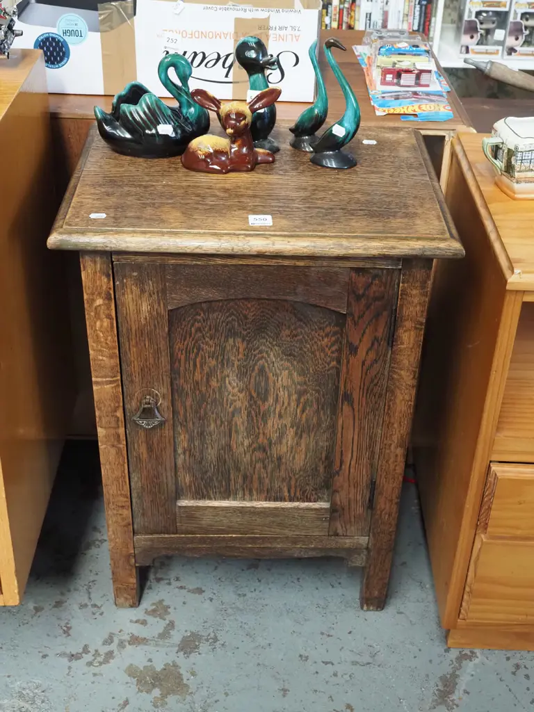 oak pot cupboard H620 W445 D330 Image 1++