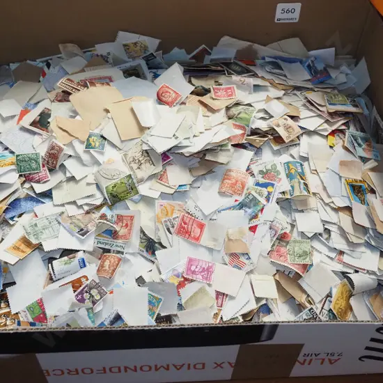 box of stamps