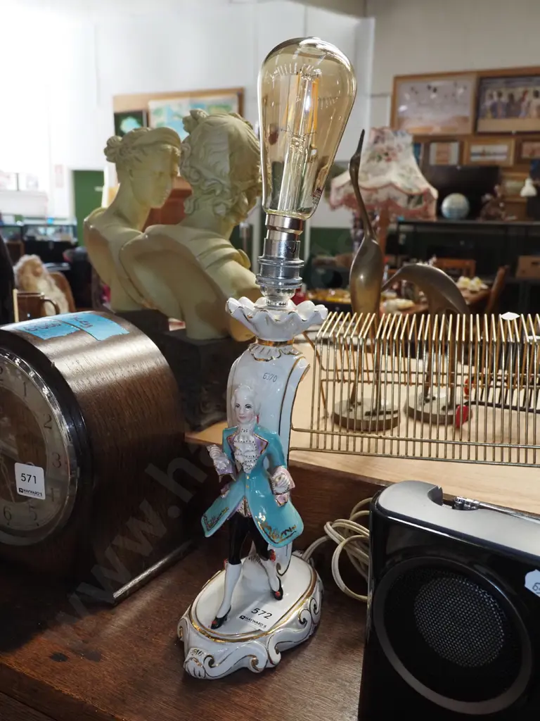 figural ceramic  lamp base - no shade Image 1++