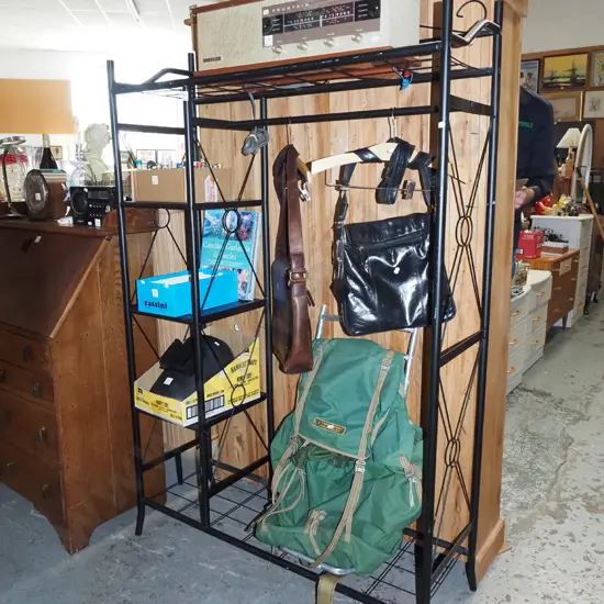 metal freestanding clothes storage rack H730 W1000