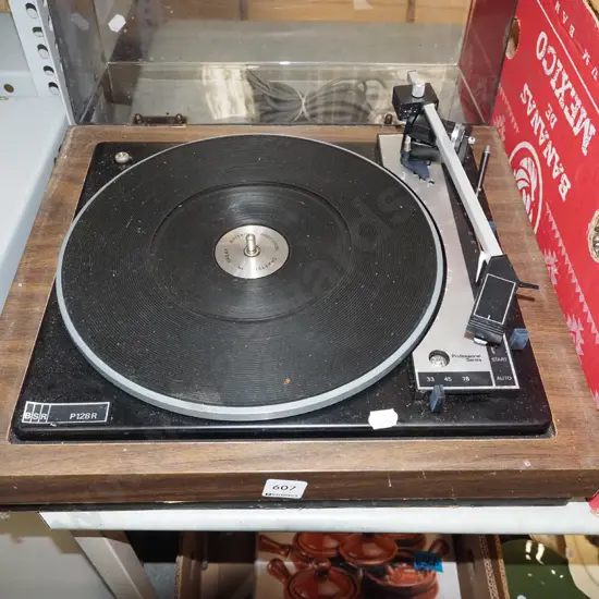 BSR turntable - needs a clean As Is No Returns