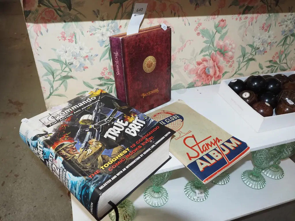 commando books, stamp album, lord of the rings DVDs Image 1++