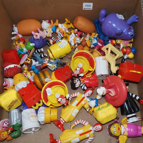 boxed McDonald happy meal toys