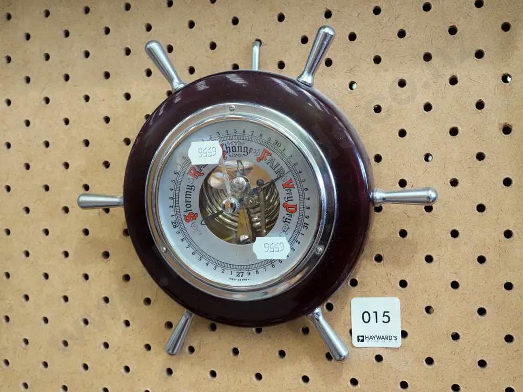 ships wheel barometer Image 1++