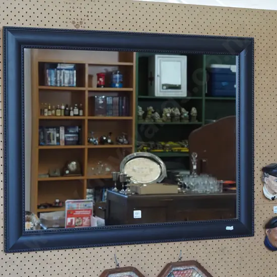 black framed wall mirror H930