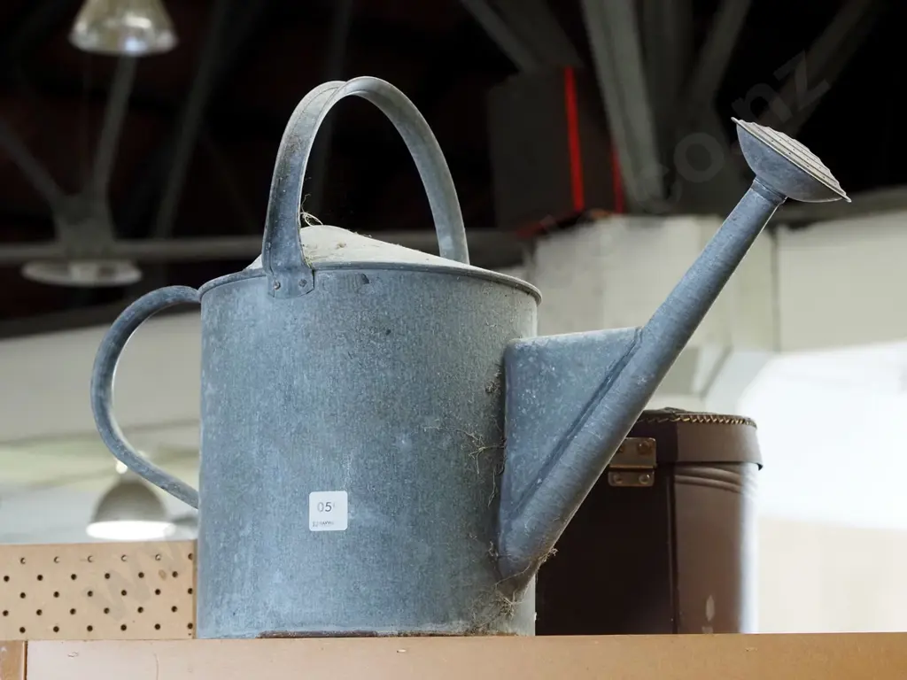 galvanised watering can Image 1++
