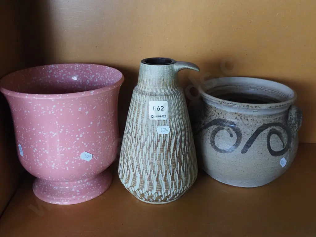 German Pottery vase, jardiniere, studio pottery casserole - no lid Image 1++