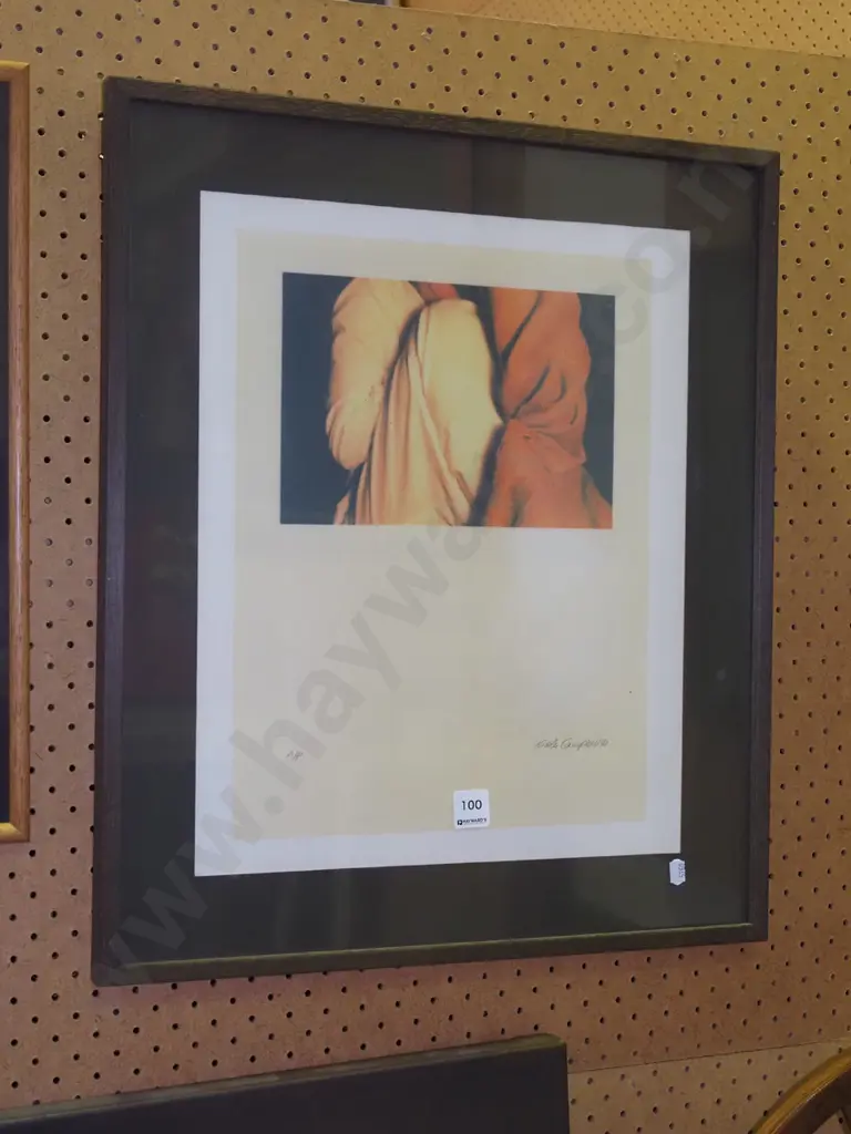 framed AP print on embossed paper Image 1++