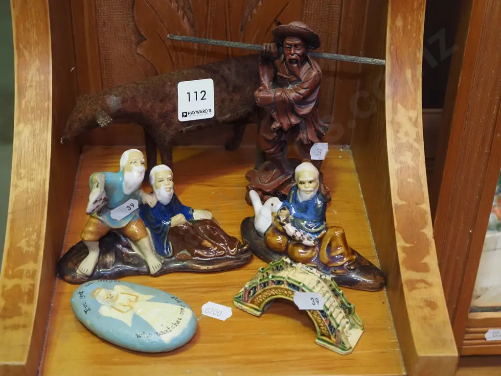 various figurines, hand painted stone Image 1++