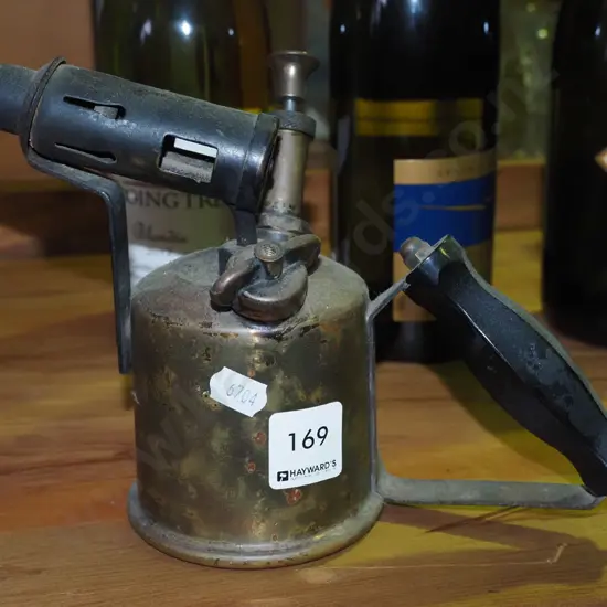 small brass blow torch H160