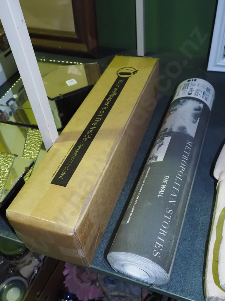 roll of vinyl wallpaper when installed correctly will be Chinese inspired wall art Image 1++