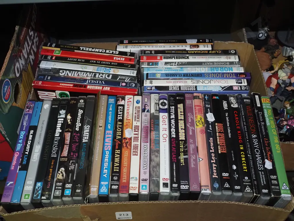 box of DVDs Image 1++