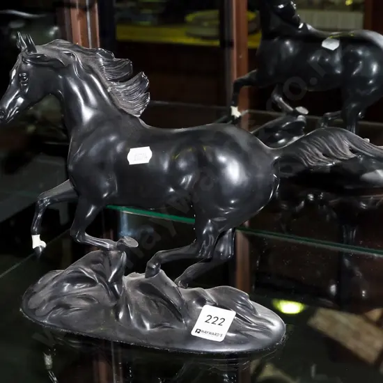 Franklin Mint black beauty figurine H210