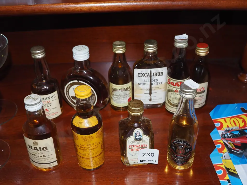 10x whisky spirit miniatures Image 1++