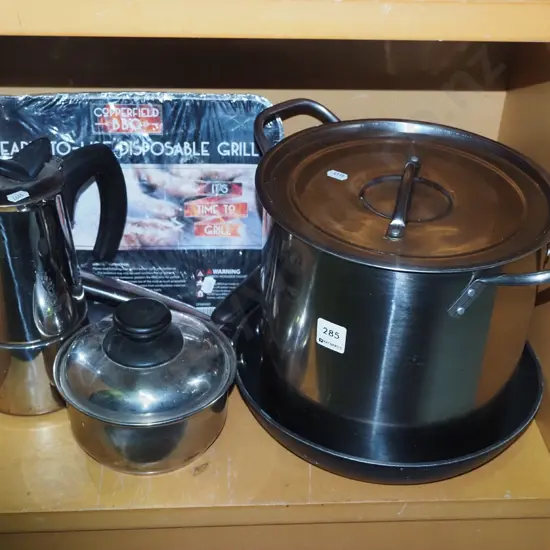 frying pan, stock pot, pot, stoev top espresso maker