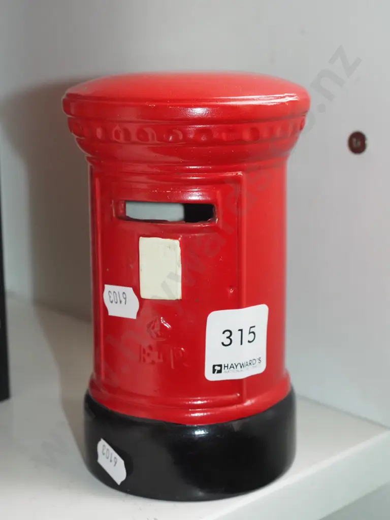 English post box money box H150 Image 1++