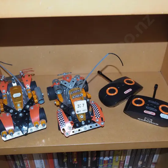 2x remote control Meccano vehicles As Is No Returns