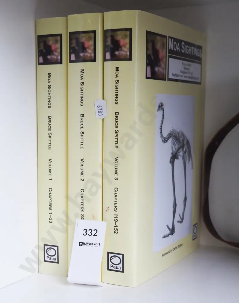 3x volumes of Bruce Spittles Moa Sightings Image 1++