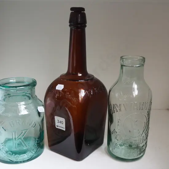vintage glass bottles