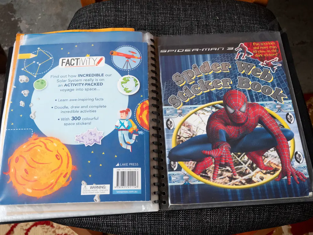 caterpillar book, folder of postcards, prints etc Image 1++