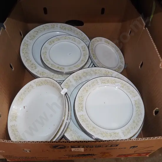 box; Nitto Greenfield plates, bowls
