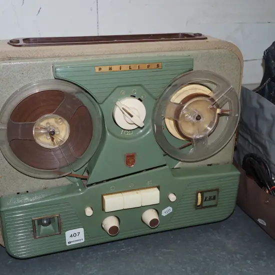 1960s Philips reel to reel player/recorder As Is No Returns