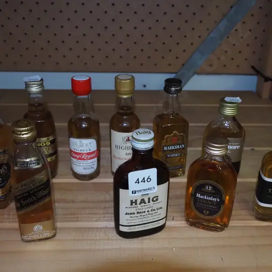 10x whisky spirit miniatures