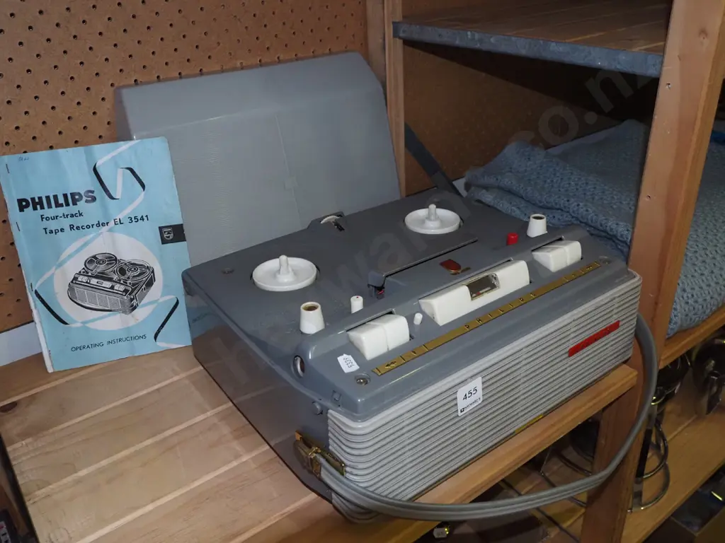 Philips 4 track tape recorder As Is No Returns Image 1++
