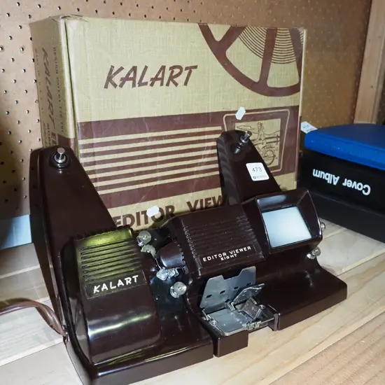 Kalart boxed Super 8 movie editor