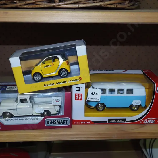 3x box diecast model vehicles