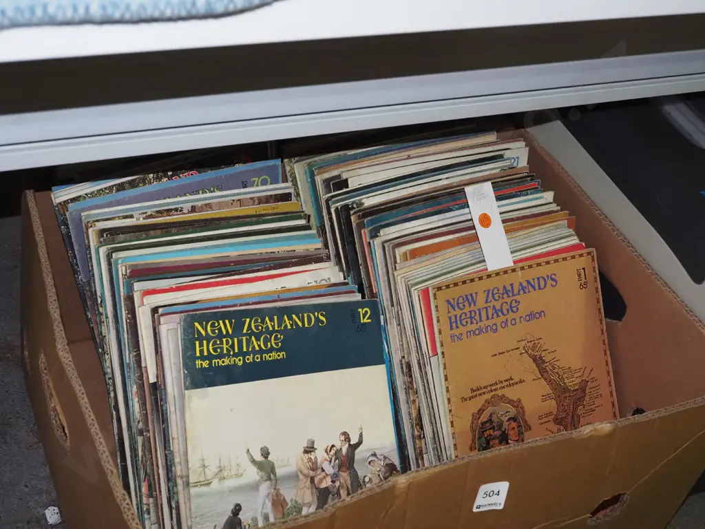 box of  NZ Heritage magazines Image 1++