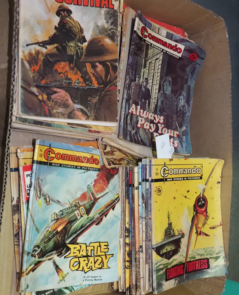 box; Commando magazines Image 1++