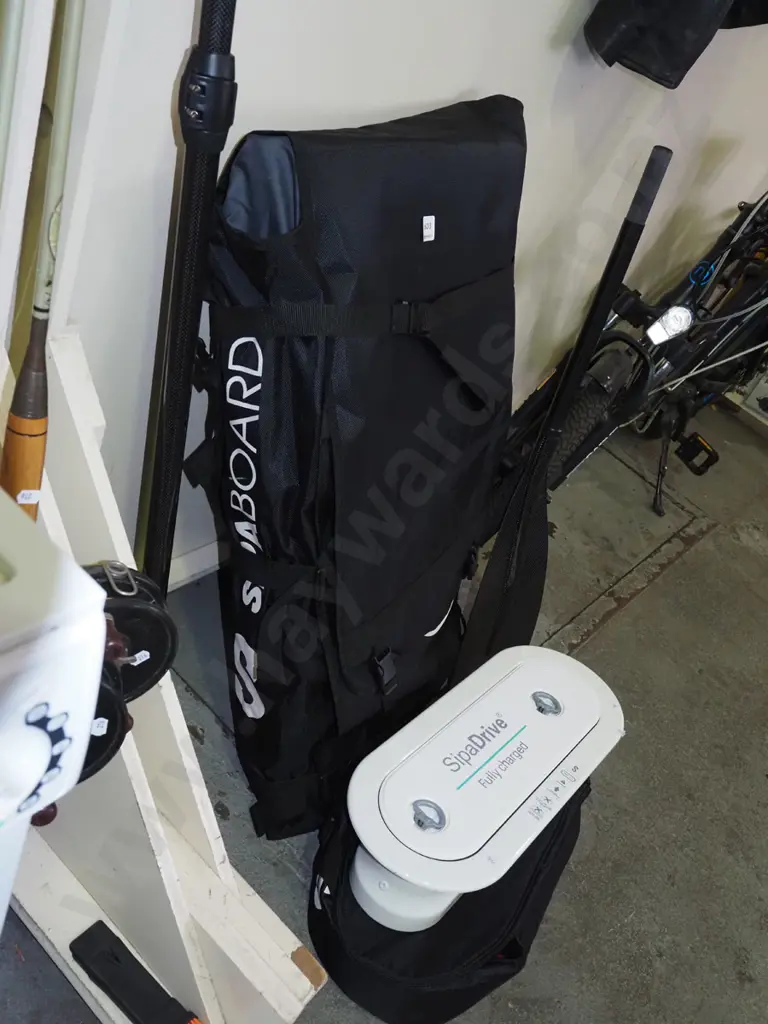 as new  inflatable Sipa board with Sipa drive, paddles, charger, controller etc Image 1++