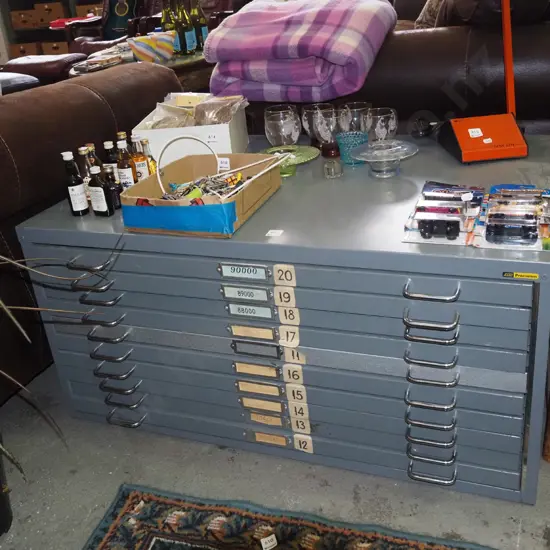 10 drawer Precision plan drawers H460 W960 D670