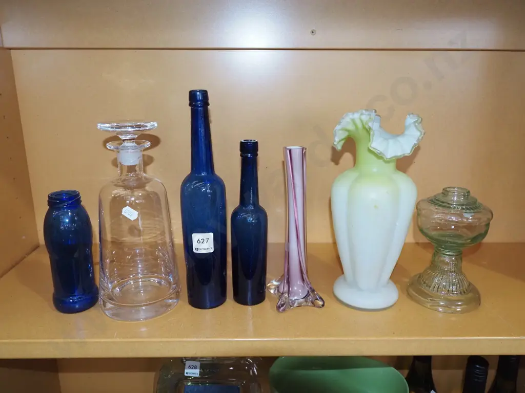shelf of bottles and vases Tallest H270 Image 1++