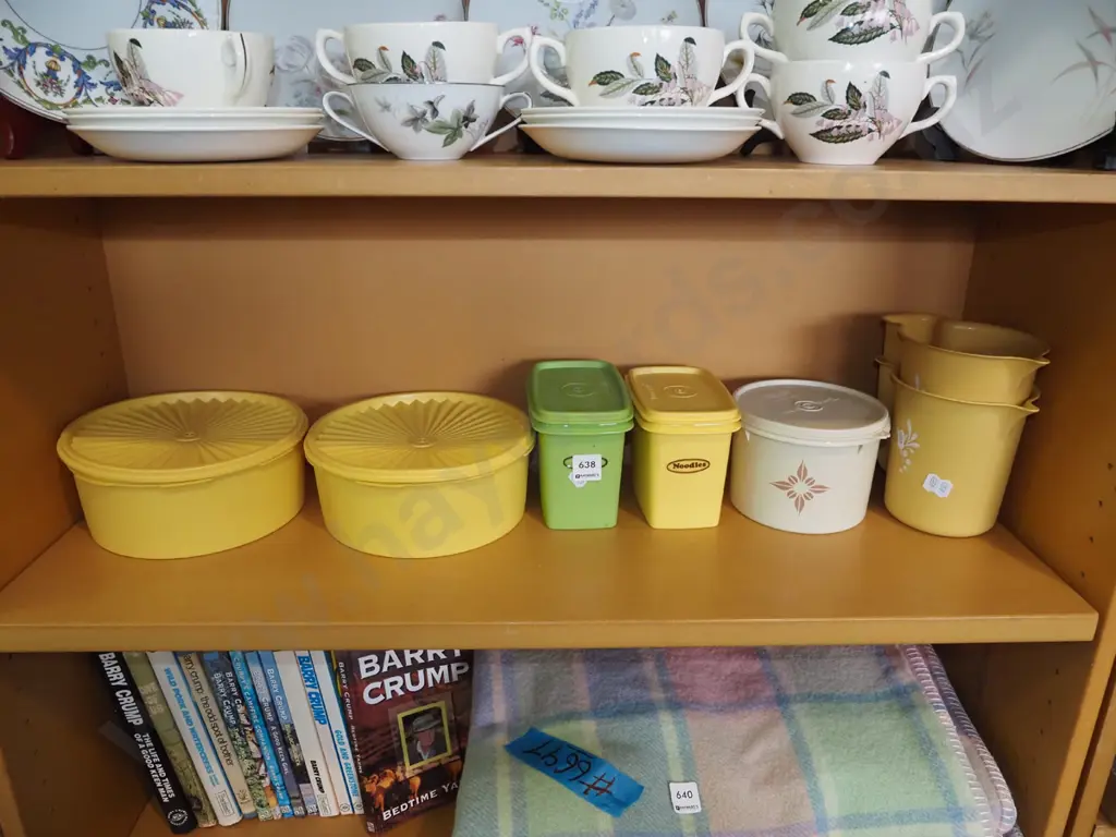 shelf of Tupperware Image 1++