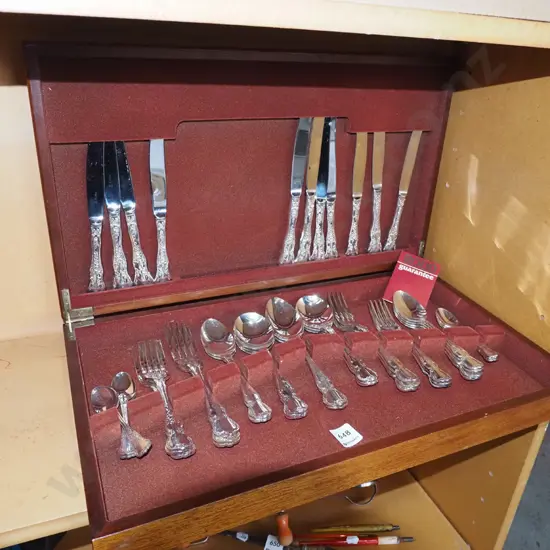 part canteen of Rodd plated cutlery