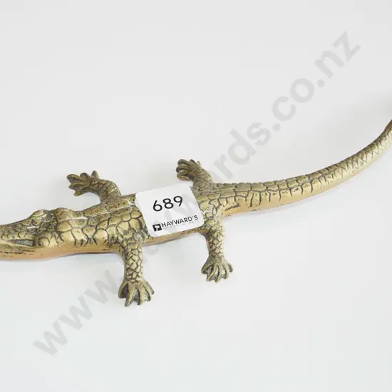 brass crocodile L260