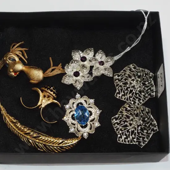 box of costume jewellery