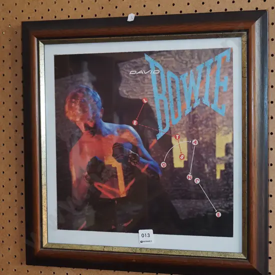 framed David Bowie print